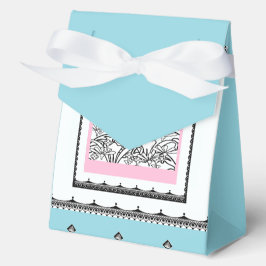 Caja Para Regalos Jardín de flores Lt Blue