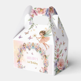 Caja Para Regalos jardín de hadas caprichoso cumpleaños 2
