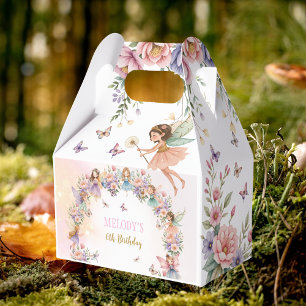 Caja Para Regalos jardín de hadas caprichoso cumpleaños 6