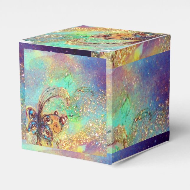 CAJA PARA REGALOS JARDÍN DE LA PLANTA DE MARIPOSAS MÁGICAS PERDIDAS (Costado Anverso)