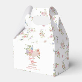 Caja Para Regalos Jardín Floral Amor en Flor Novia Shower
