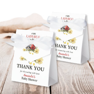 Caja Para Regalos Jardín Rústico Daisy Little Ladybug Baby Shower 