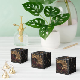 Caja Para Regalos Jarra de porcelana barroca de pavo real dorado