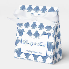 Caja Para Regalos Jars Jar de jengibre blanco y azul
