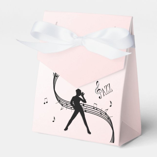Caja Para Regalos Jazz Dance Pink Music (Front Side)