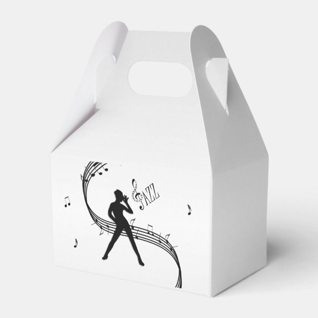Caja Para Regalos Jazz Dance Silver (Front Side)