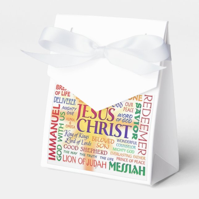 Caja Para Regalos JESUS muchos nombres (Front Side)