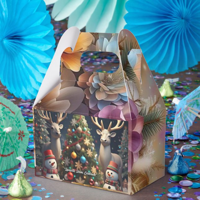 Caja Para Regalos "Jolly Navidades" (Fiesta)