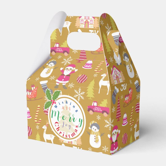 Caja Para Regalos Joy Navidades Gold (Front Side)