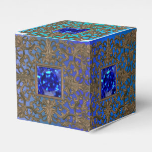 Caja Para Regalos Joya del pavo real
