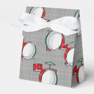 Caja Para Regalos Juego de tambores; tambores rojos