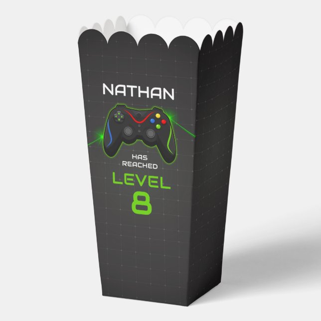 Caja Para Regalos Juego de video Birthday Boy Gamer (Reverso )