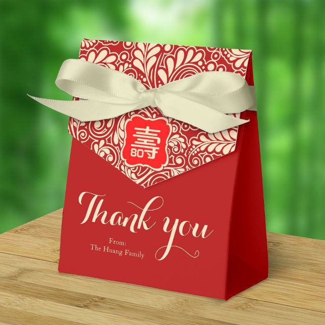 Caja Para Regalos Jueves de cumpleaños de longevidad china (99 y men (Ivory Ribbon is not included)