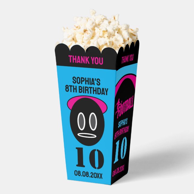 Caja Para Regalos Jugador Chica de fútbol, Chica de cumpleaños de fú (apareció)