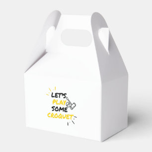 Caja Para Regalos Jugadores de croquet