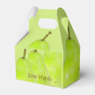 Caja Para Regalos Jugoso Y Dulce De Oso Verde Amarillo