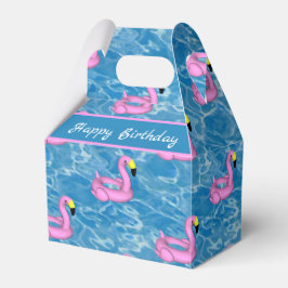 Caja Para Regalos Juguete de piscina Flamingo