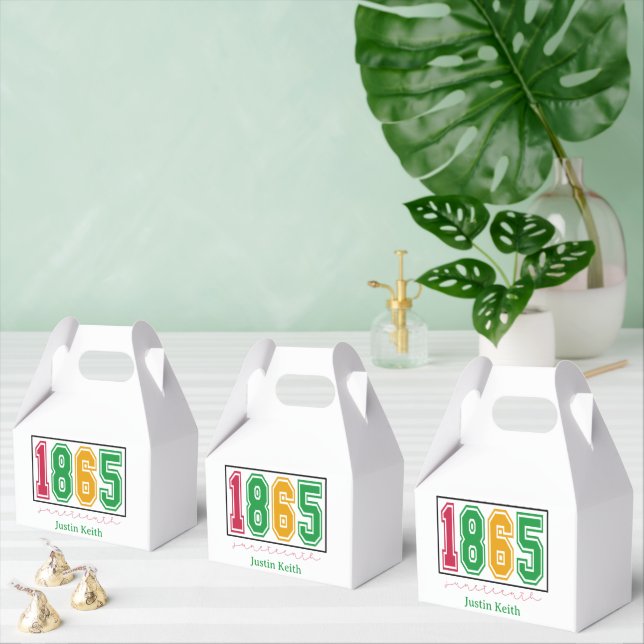 Caja Para Regalos Juneteenth Personalizado - Historia Negra (Múltiple)