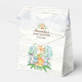 Caja Para Regalos Jungle Animals Baby Shower Favor Box