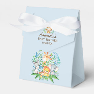 Caja Para Regalos Jungle Animals Boys Baby Shower Favor Box