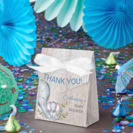 Caja Para Regalos Jungle Safari Elephant Baby Shower Gracias
