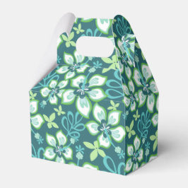 CAJA PARA REGALOS JUNGLE SURF (COMBO VERDE AZULADO)