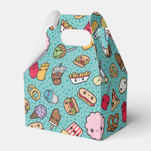 Caja Para Regalos Junk Food lindo