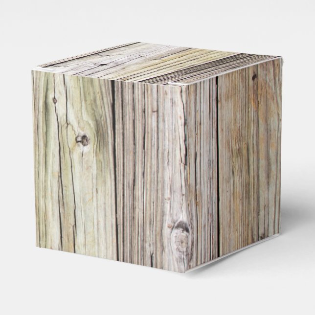 Caja Para Regalos Juntas de madera con tejado de plumas con patina r (Costado Anverso)