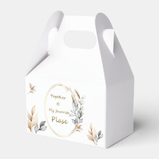 Caja Para Regalos Juntos es mi lugar favorito | Boda Personalizada