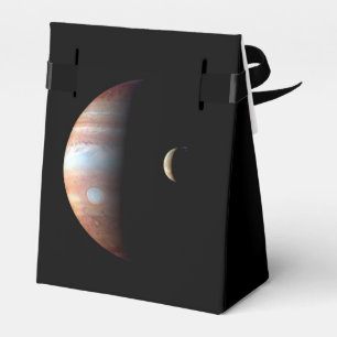Caja Para Regalos Júpiter Planeta Gigante Gaseoso y Io Luna Galilean