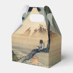 Caja Para Regalos Katsushika Hokusai - Muchacho viendo el Monte Fuji