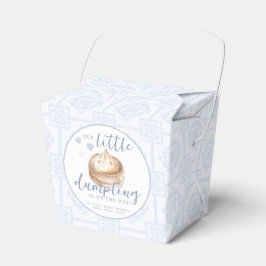 Caja Para Regalos Kawaii Bao Baby Shower Favor Box - Azul