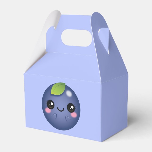 Caja Para Regalos Kawaii Blueberry (Front Side)