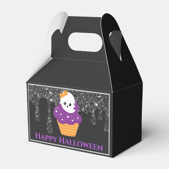Caja Para Regalos Kawaii Ghost Halloween (Front Side)