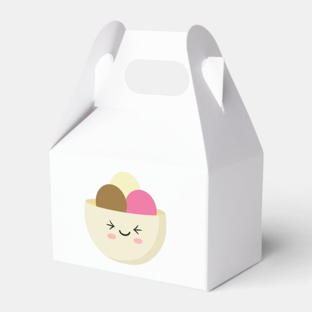 Caja Para Regalos Kawaii Ice Cream (Front Side)