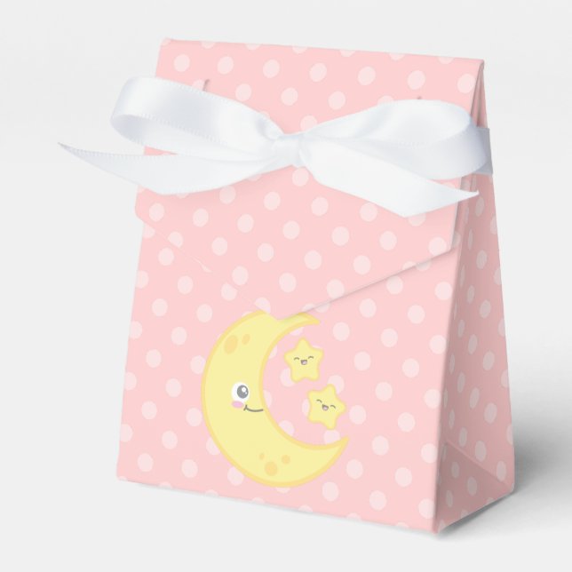 Caja Para Regalos Kawaii Moon y Stars Gift Box (Front Side)