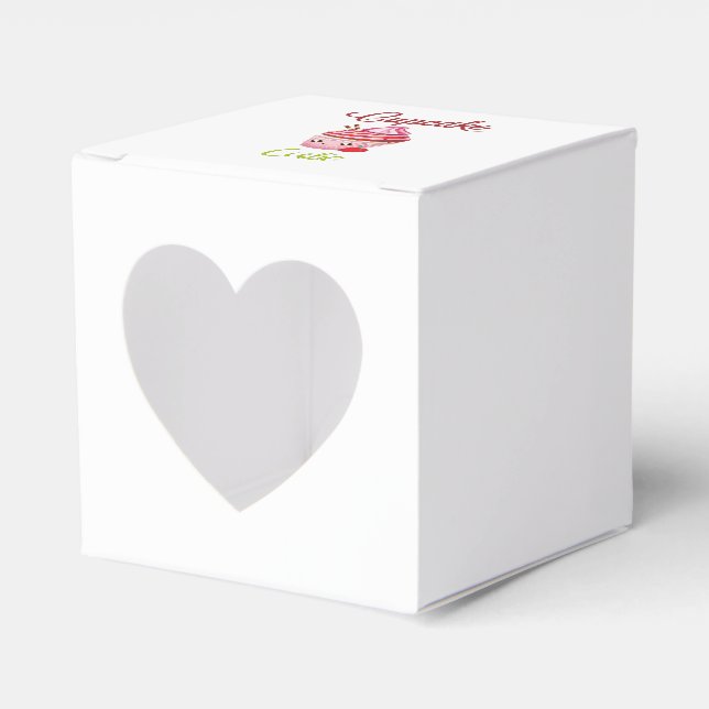 Caja Para Regalos Kawaii Peppermint Surprise Cupcakes (Anverso)