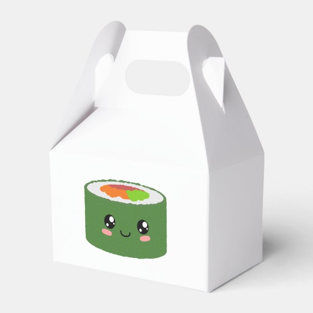 Caja Para Regalos Kawaii Sushi (Front Side)