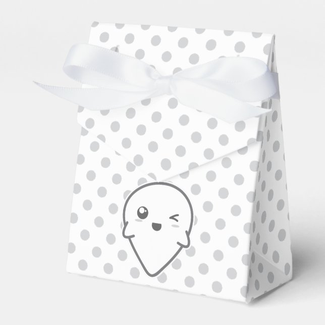 Caja Para Regalos Kawaii Winking Ghost Gift Box (Front Side)