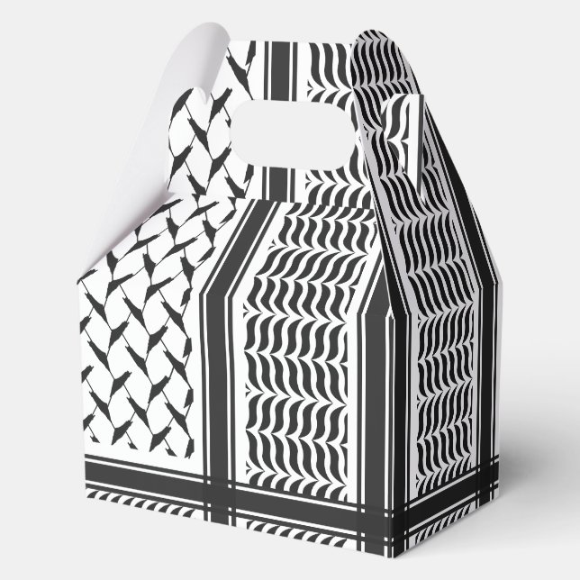 Caja Para Regalos keffiyeh palestino (Anverso)