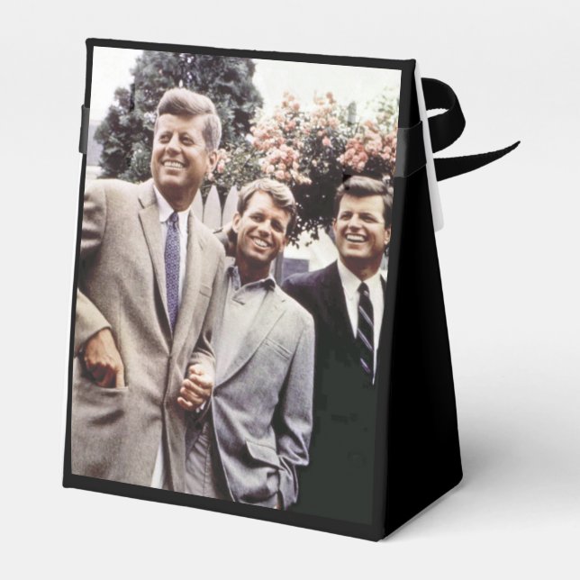 Caja Para Regalos Kennedy Brothers, Presidente John, Robert y Ted (Reverso)