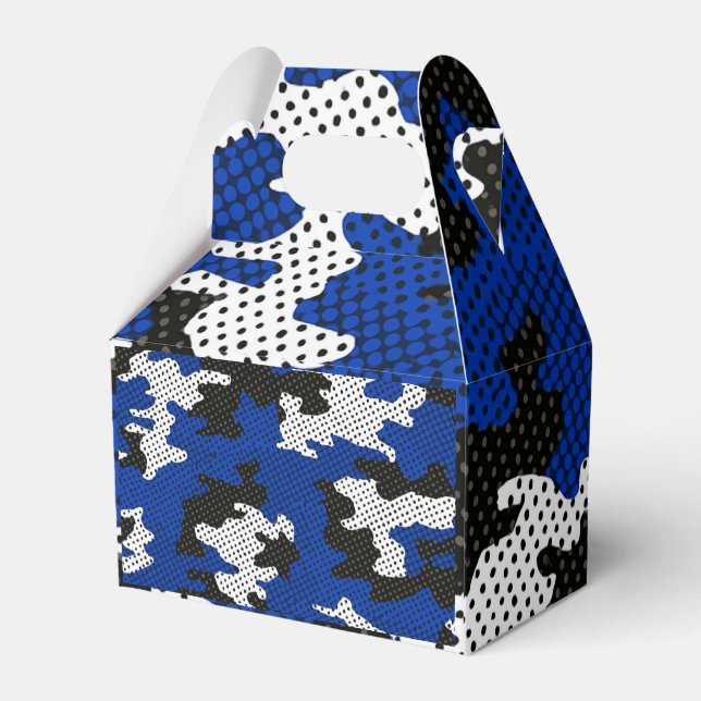 Caja Para Regalos Kentucky Blue White Classic Camo Pattern (Reverso)