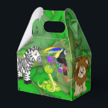 Caja Para Regalos Kids Jungle Animals Birthday Party Favorito Box<br><div class="desc">Kids Jungle Animals Birthday Party Favorito Box</div>