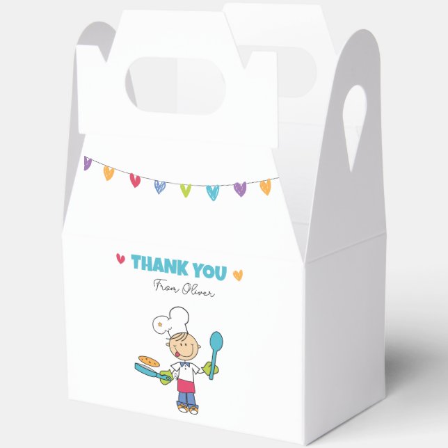 Caja Para Regalos Kids’ Pancake Party Favor Box (Abierto)