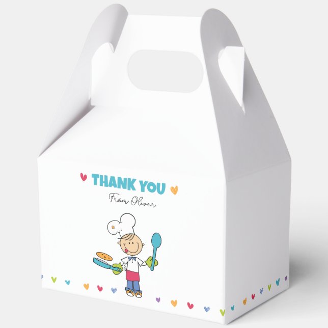 Caja Para Regalos Kids’ Pancake Party Favor Box (Anverso)