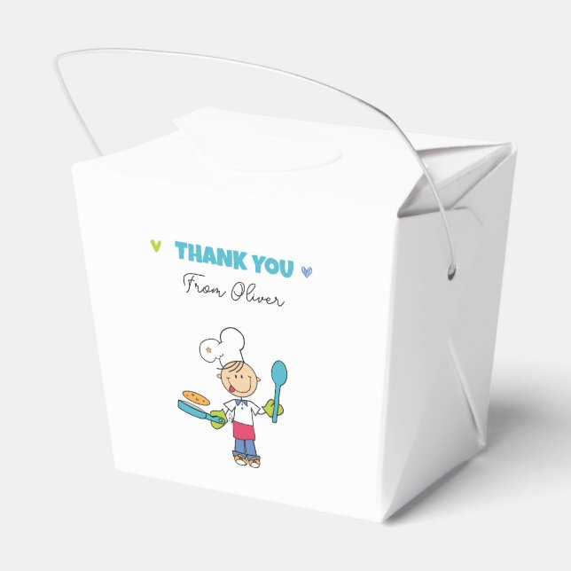 Caja Para Regalos Kids’ Pancake Party Favor Box (Reverso)