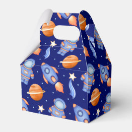Caja Para Regalos Kids Planets Spaceship & Astronaut