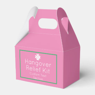 Caja Para Regalos Kit de alivio de la resaca aguda rosa de la moda