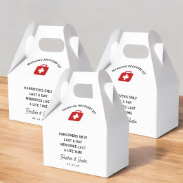 Caja Para Regalos Kit de resaca de Boda del último día de la cadena 