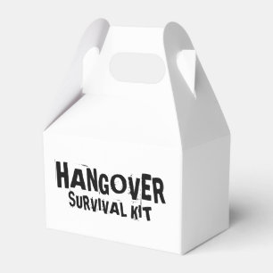 Caja Para Regalos "Kit de Supervivencia de Resaca"
